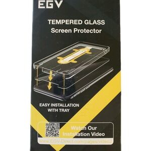 EGV Tempered Glass Screen Protector For Iphone 12 Pro 6 Pack